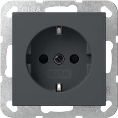 Gira Sistema 55 Seguridad Plus Toma De Corriente Antracita - 445328