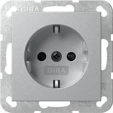 Gira Sistema 55 Seguridad Plus Toma De Corriente De Aluminio - 475526
