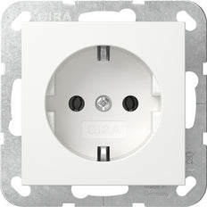 Gira Sistema 55 Toma Schuko 16A Blanco Puro Mate - 446627 [2 Piezas]