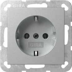 Gira Sistema 55 Aluminio Enchufe SCHUKO 16A 250V - 446626