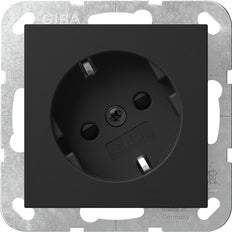 Sistema Gira 55 Toma De Corriente De Seguridad En Ángulo De 30 Grados Negro Mate - 4418005