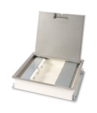 Velox 50 Hydro Power Caja De Suelo De Datos Con Tapa De Acero Inoxidable - 33.70.212