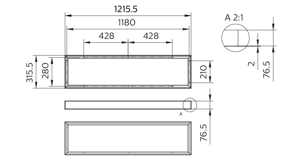 Philips CoreLine Panel RC132Z Fijación LED 30x120 - 8719514953994