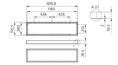Philips CoreLine Panel RC132Z Fijación LED 30x120 - 8719514953994