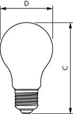 Philips Master Bombilla Led De Vidrio E27 3.4W DimTone - 8719514449671