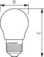 Philips Master Led Vela E27 3.5W DimTone Vidrio Claro - 8719514449534