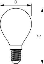 Philips Master Led Filamento Vela E14 2.5W 927 Regulable - 8719514449374