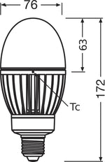 Ledvance Hql Led P 29W 4000Lm Blanco Frío E27 - 4099854040702
