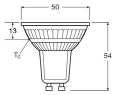 LEDVANCE Superior GLOWdim PAR16 GU10 Spot LED 4.5W - 4099854071430