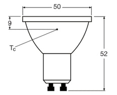 LEDVANCE PAR16 GU10 8.3W Foco LED Regulable 2700K - 4099854059117