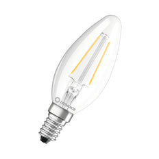 LEDVANCE Clásico B E14 Claro Filamento 2.5W 827 - 4099854069451 [2 Piezas]