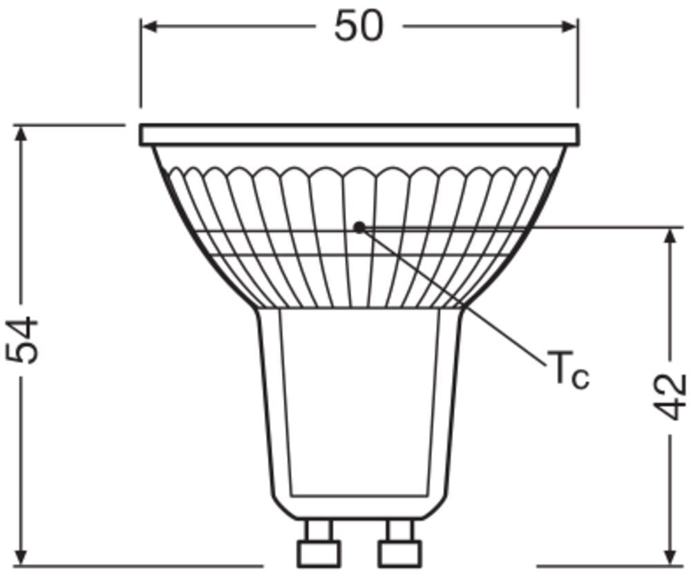 LEDVANCE PAR16 GU10 Foco LED Regulable 4.5W 927 - 4099854044908 [5 Piezas]
