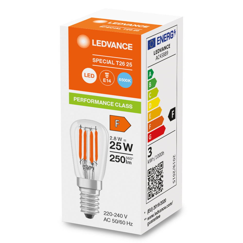 Bombilla Especial T26 Refrigerador Led 2.8W E14 Clara - 4099854066498
