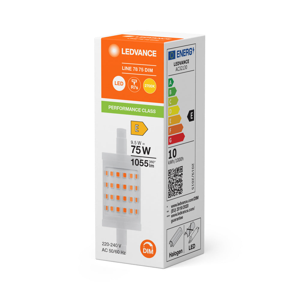 Ledvance Performance Led R7s 9.5W Regulable Lámpara Clara - 4099854064906