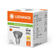 LEDVANCE Performance LED PAR16 GU10 6.9W 830 Foco - 4099854054808