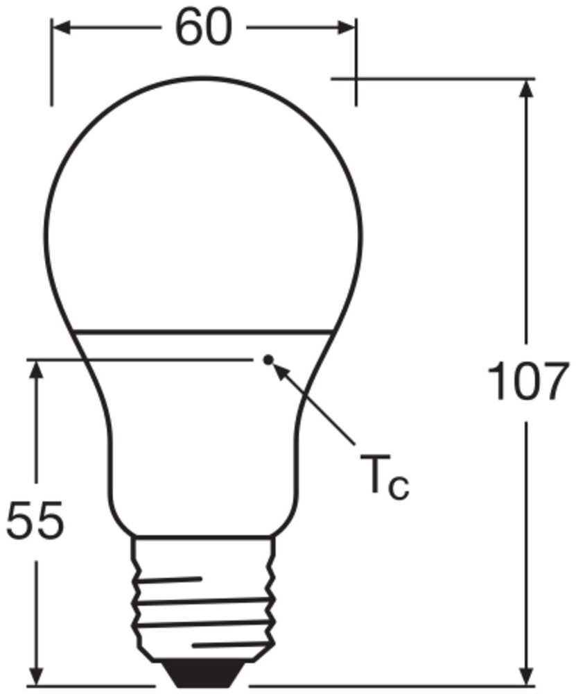 LEDVANCE Classic A19 Bombilla LED 4.9W E27 2700K Esmerilada - 4099854049460 [2 Piezas]