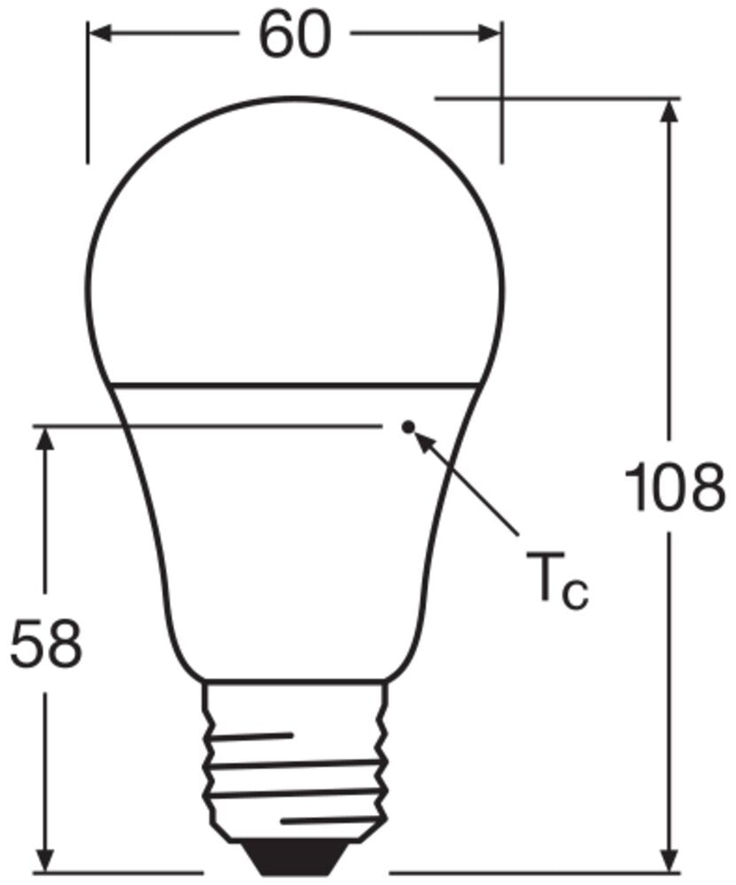 Bombilla Led E27 Sensor De Luz Diurna 8.8W 2700K Esmerilada - 4099854043956