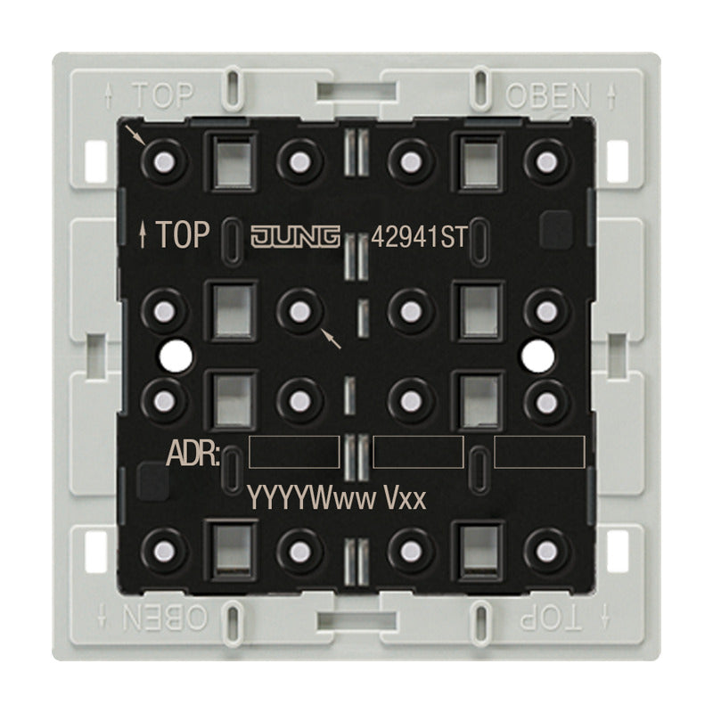 JUNG KNX 4 Canales Universal Módulo Táctil Con Sensor De Temperatura - 42941ST