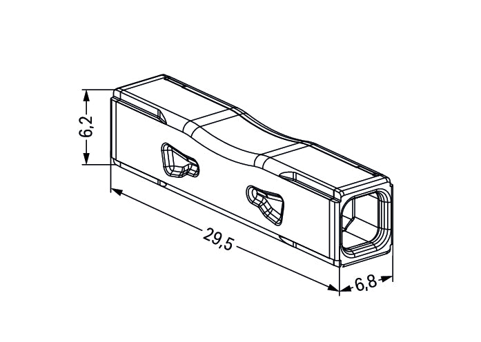 Wago 2773-2401 Conector Inline De Empuje 4mm² 100 Piezas - 2773-2401 [100 Piezas]