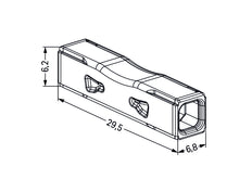 Wago 2773-2401 Conector Inline De Empuje 4mm² 100 Piezas - 2773-2401 [100 Piezas]