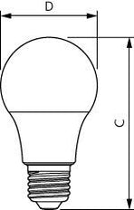 Philips CorePro Led A60 E27 4.9W 2700K Bombilla - 8720169168954 [2 Piezas]