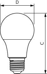 Philips CorePro Led A60 8W E27 2700K Bombilla - 8720169168978 [2 Piezas]