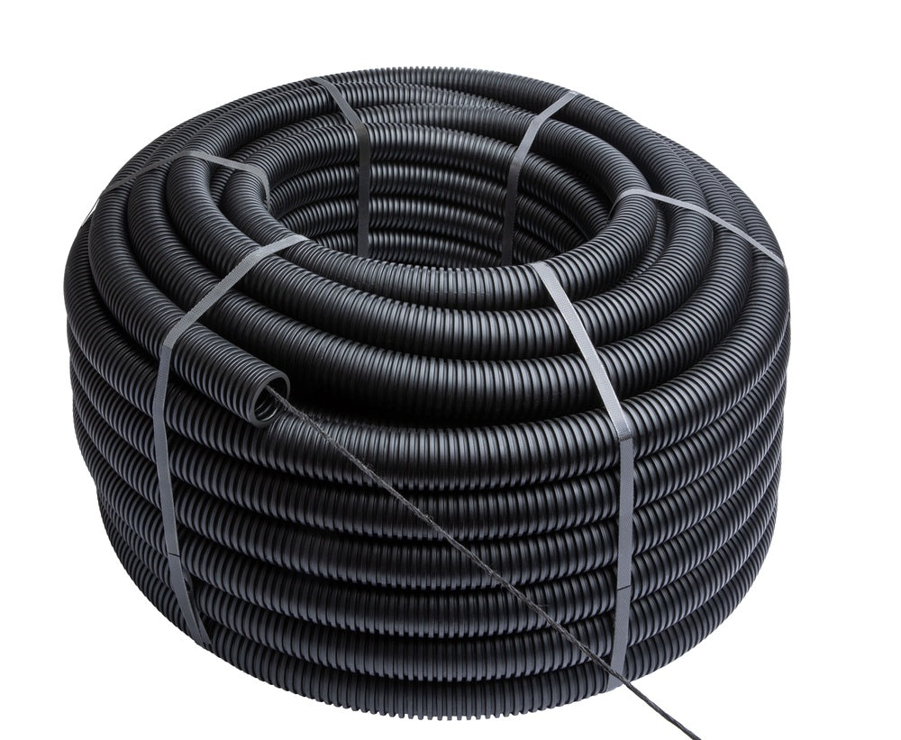 Conducto De Protección De Cable PE-HD Protegido UV DN50 Con Cable De Tiro - SFD050 [50 Metros]