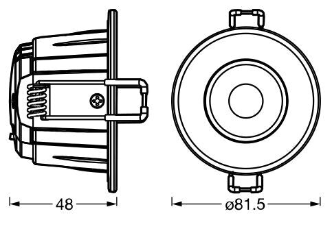 LEDVANCE 5.5W CCT Ajustable IP65 Foco Empotrado - 4099854092701