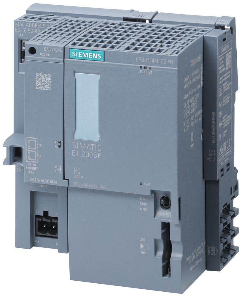 Siemens Simatic Et 200Sp Cpu 1510Sp-1 Pn Controlador - 6Es75101Dk030Ab0