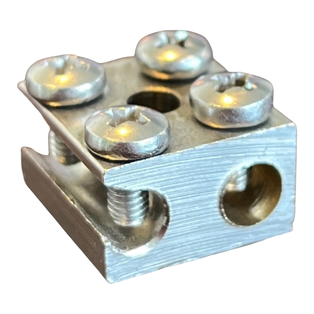 Bloque De Tierra De Acero Inoxidable 6-25mm² Para Bandeja De Cables - CHAB2506 [2 Piezas]