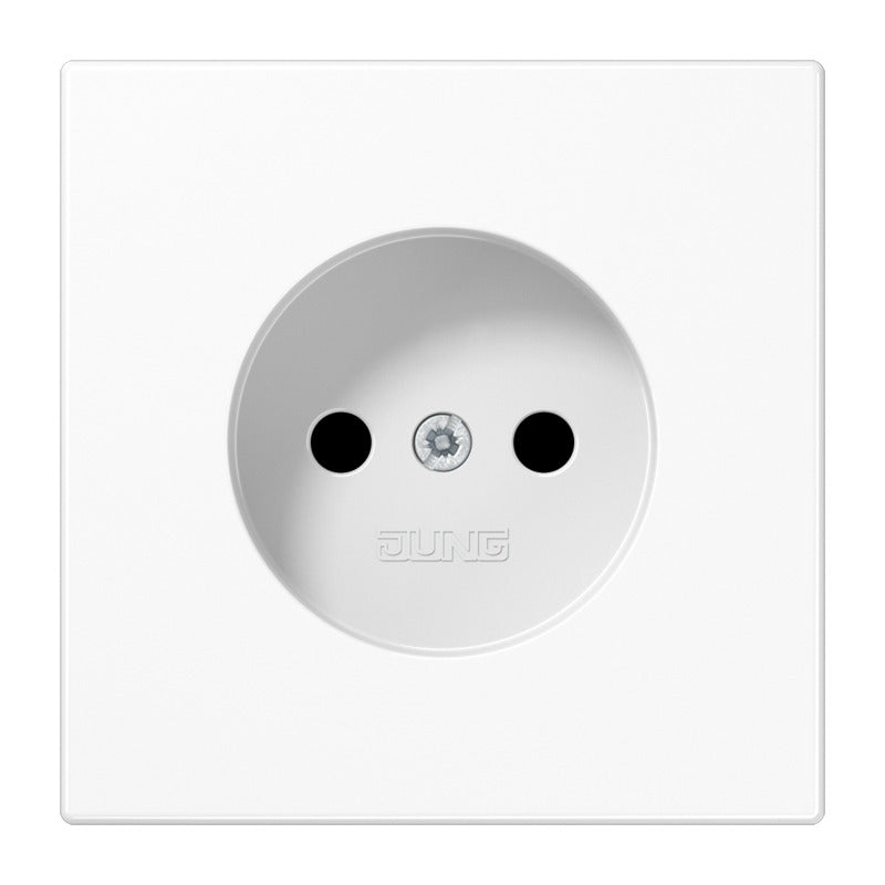 Jung LS990 Blanco Alpino Toma De Corriente De Pared Sin Clavija De Tierra - LS1910NWW
