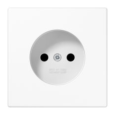 Jung LS990 Blanco Alpino Toma De Corriente De Pared Sin Clavija De Tierra - LS1910NWW