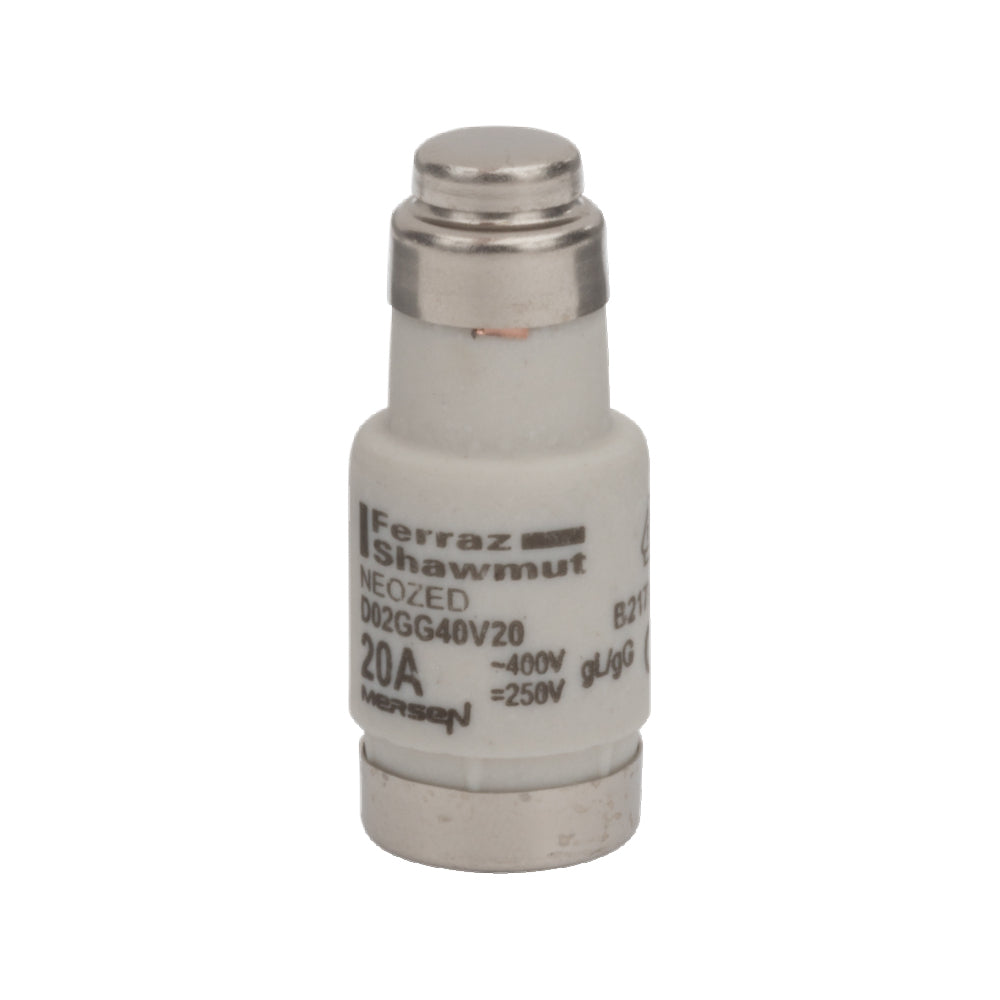 D02 Neozed GG Enlace De Fusible 20A 400VAC - B217742 [10 Piezas]