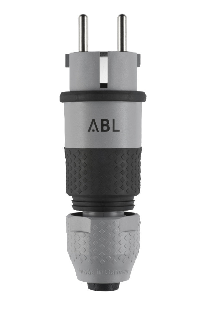 ABL Profesional SCHUKO IP54 Enchufe A Tierra Doble Gris - 100000070
