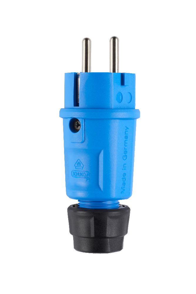 Enchufe Schuko IP54 De Alta Resistencia Con Sistema De Puesta A Tierra Doble - 100000066 [2 Piezas]