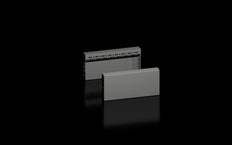 Rittal VX Panel De Zócalo Lateral 400x100mm Acero Negro Conjunto - 8660031