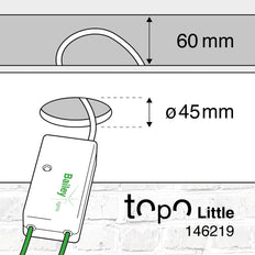Bailey Topo Pequeño Transformador Led 12V 0-50W Regulable - 146219