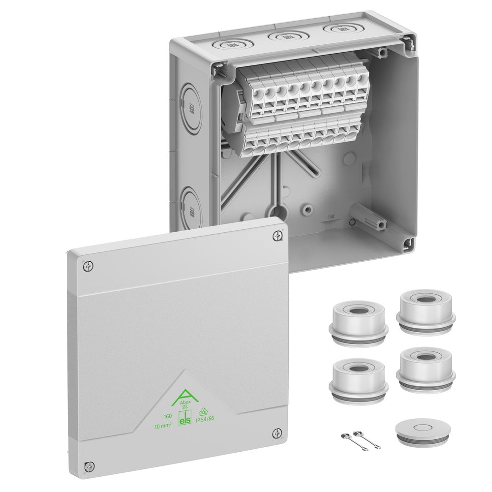 Spelsberg Abox SL-10 Caja De Conexiones IP55/66 182mm Gris - 81044001