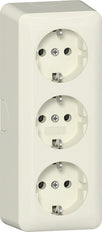 Gira Toma De Corriente SCHUKO Triple De Superficie 16A 250V - 478912