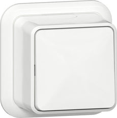 Gira Interruptor De Superficie Intermedio Blanco Puro - 310711