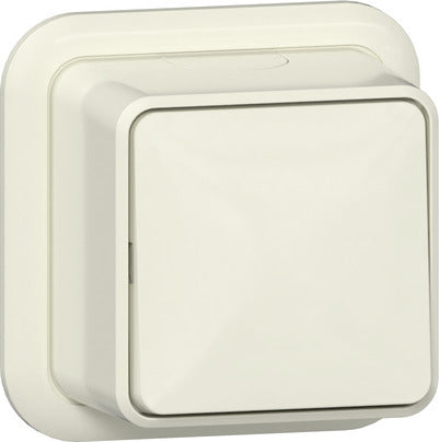Gira Cross Interruptor Intermedio Crema Blanco - 310710