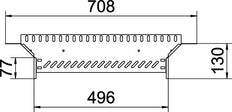Conector En T Para Canaleta 60x500 Acero Galvanizado - 6042121