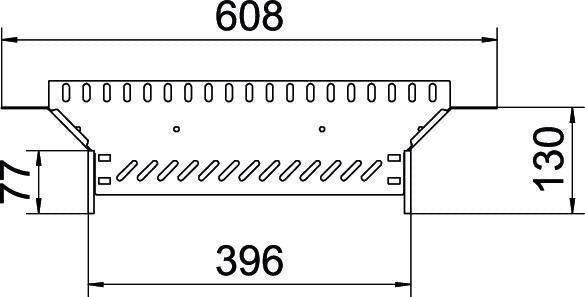 Conector En T Para Bandeja De Cable 60x400 Acero Galvanizado - 6042119