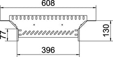 Conector En T Para Bandeja De Cable 60x400 Acero Galvanizado - 6042119