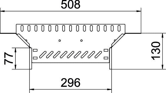 Bandeja De Cable T Pieza Adición 60x300 Acero Galvanizado - 6042117