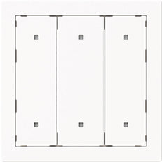 ABB Busch Interruptor Electrónico Triple Tapa Blanca - 2CKA001751A3330