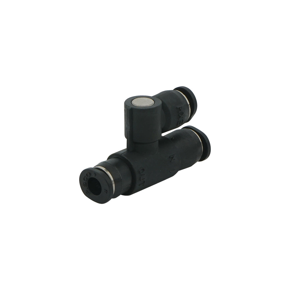 válvula de escape rápido de tubo recto de 6 mm - 6 mm