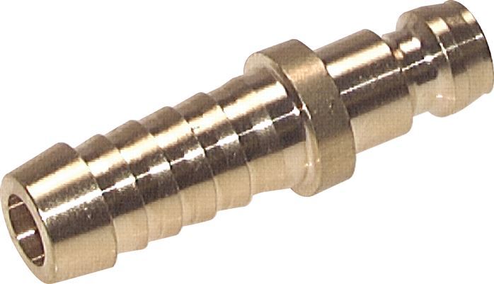 Brass DN 6 Mold Coupling Plug 9 mm Hose Pillar [5 Pieces]