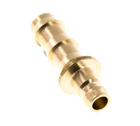 Brass DN 6 Mold Coupling Plug 9.5 mm Hose Pillar [2 Pieces]