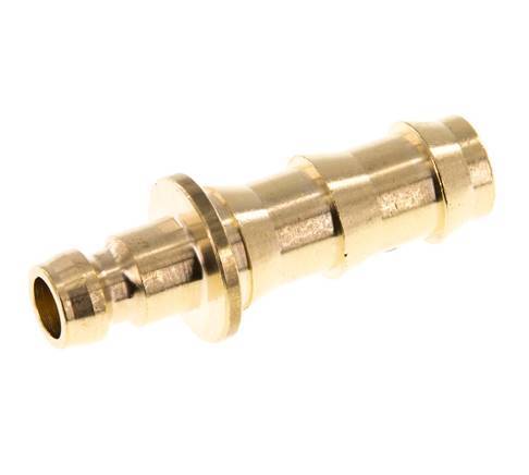 Brass DN 6 Mold Coupling Plug 9.5 mm Hose Pillar [2 Pieces]